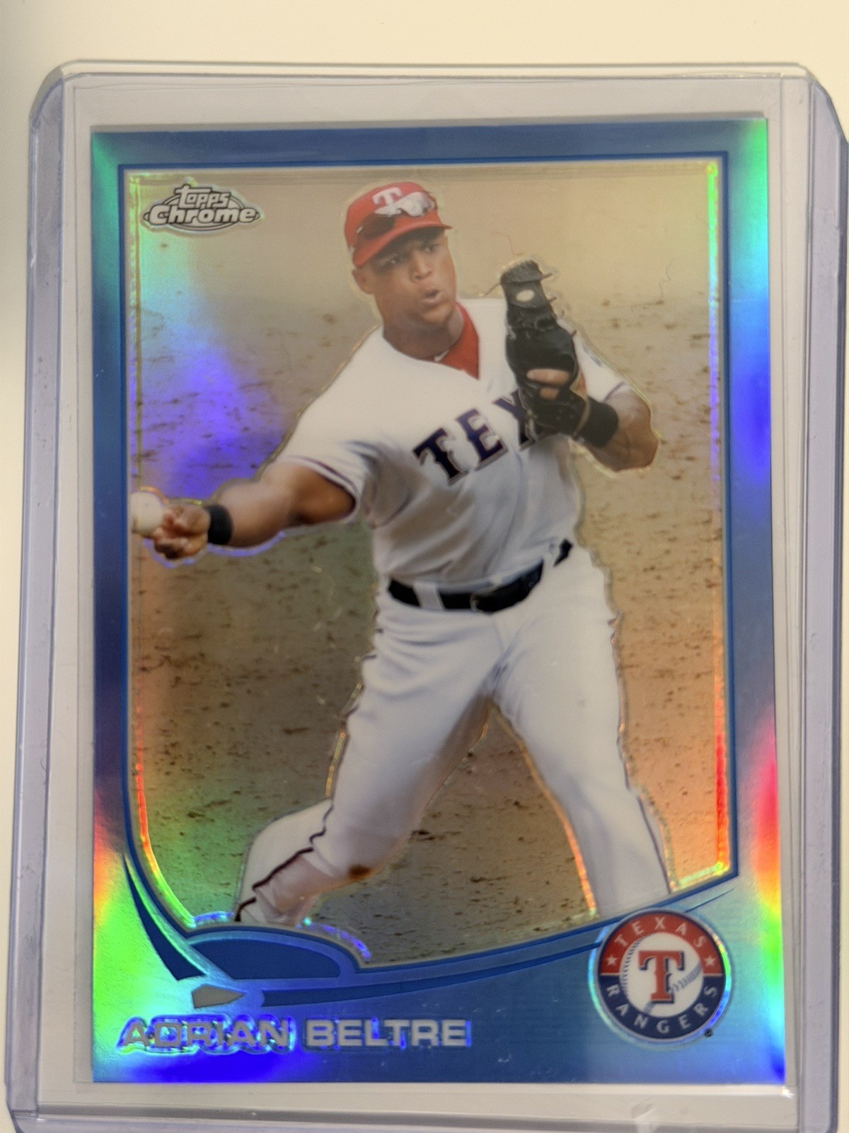 2013 Topps Chrome – #122 Adrian Beltre Rangers Blue #’d 156/199