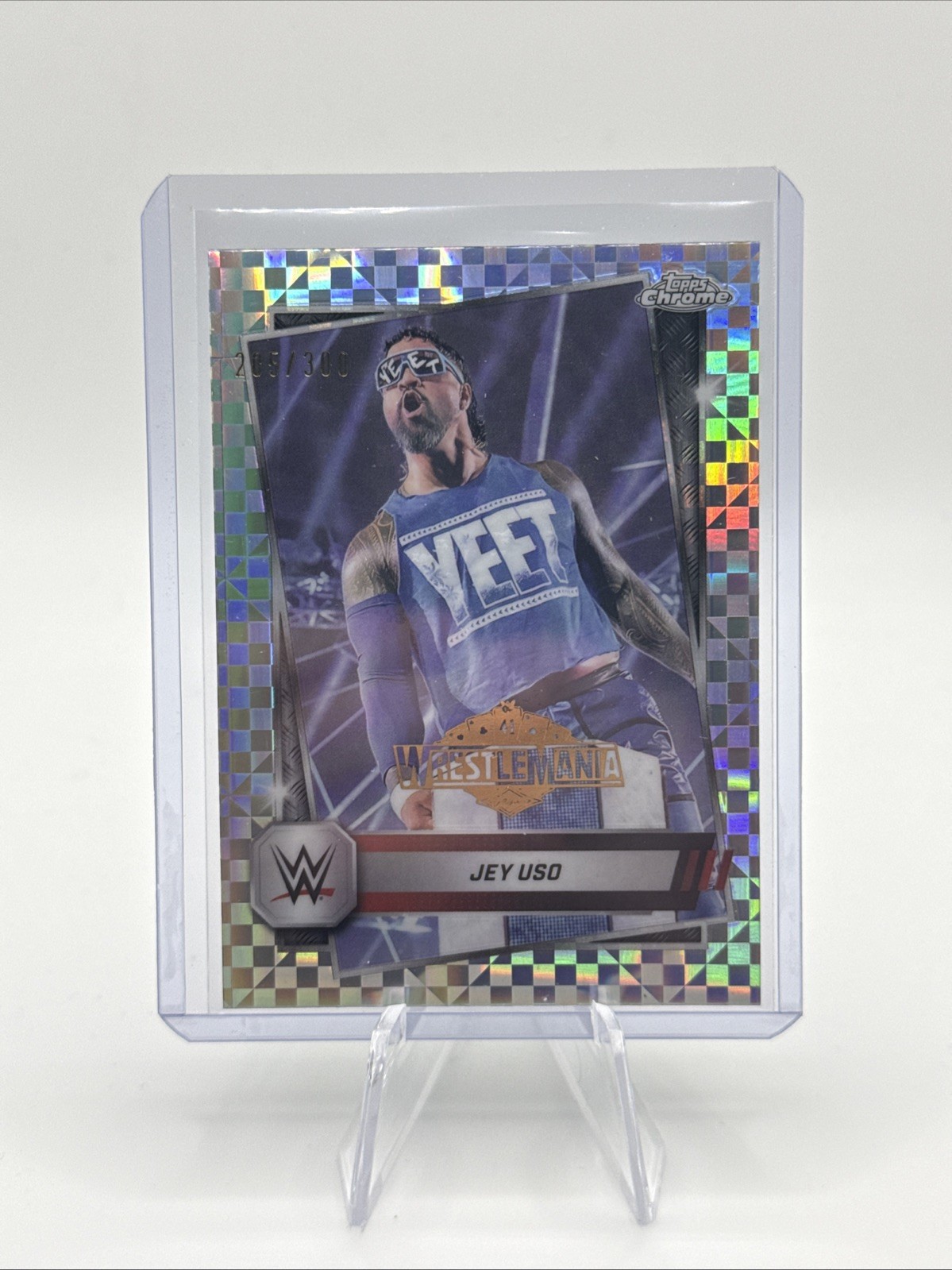2026 Topps Chrome WWE Jey Uso Wrestlemania Buyback /300