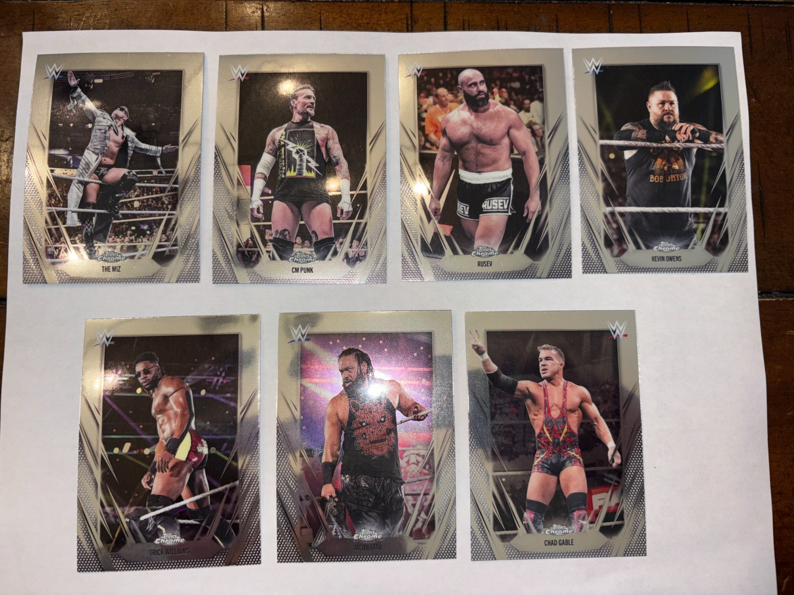 2026 TOPPS CHROME WWE BASE WRESTLING CARDS YOU CHOOSE DISCOUNTS FOR MULT WWF NXT