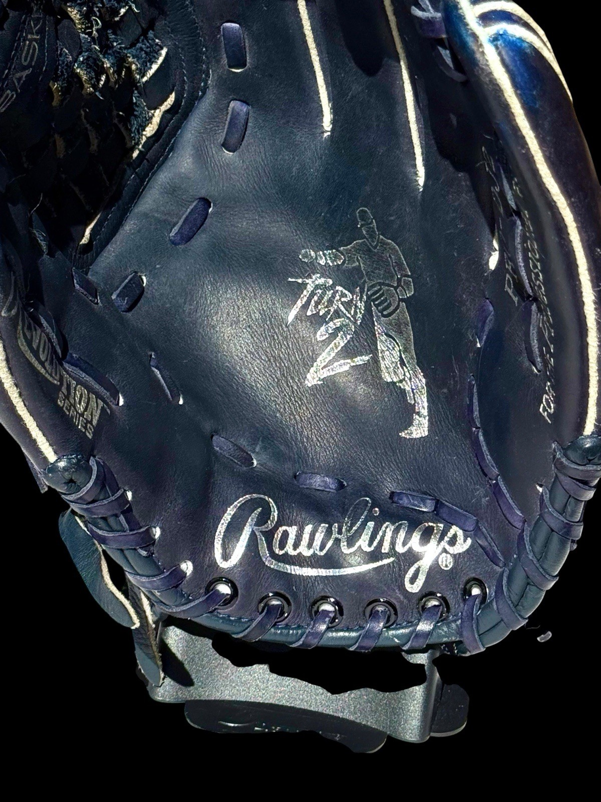 1999 RAWLINGS NYY DEREK JETER NAVY BLUE HEART OF THE HIDE 11.5″ PRO-DJ2 GLOVE