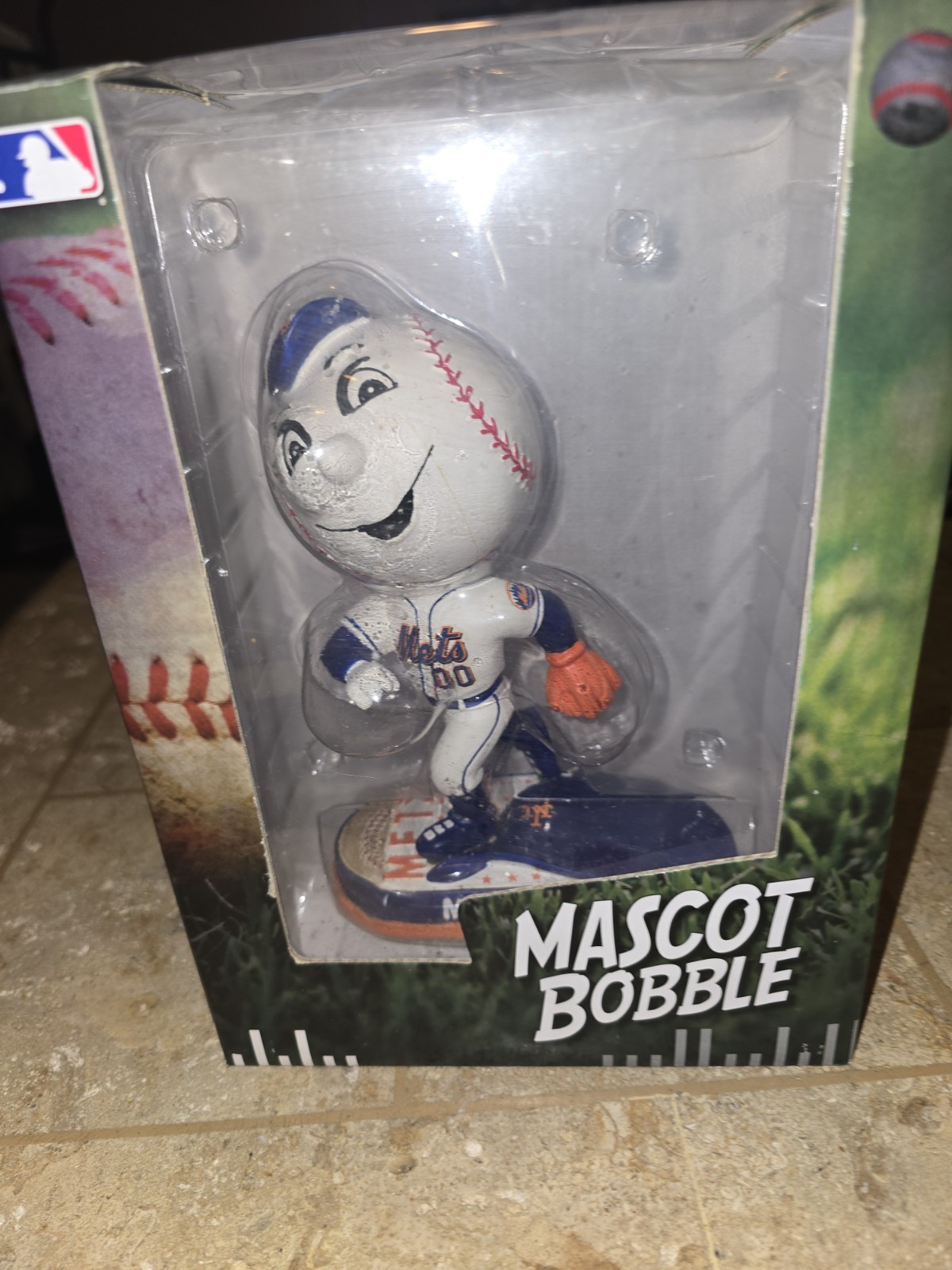MR MET New York Mets Mascot 2010 Forever Collectibles Foco Bobble head NY Mrs