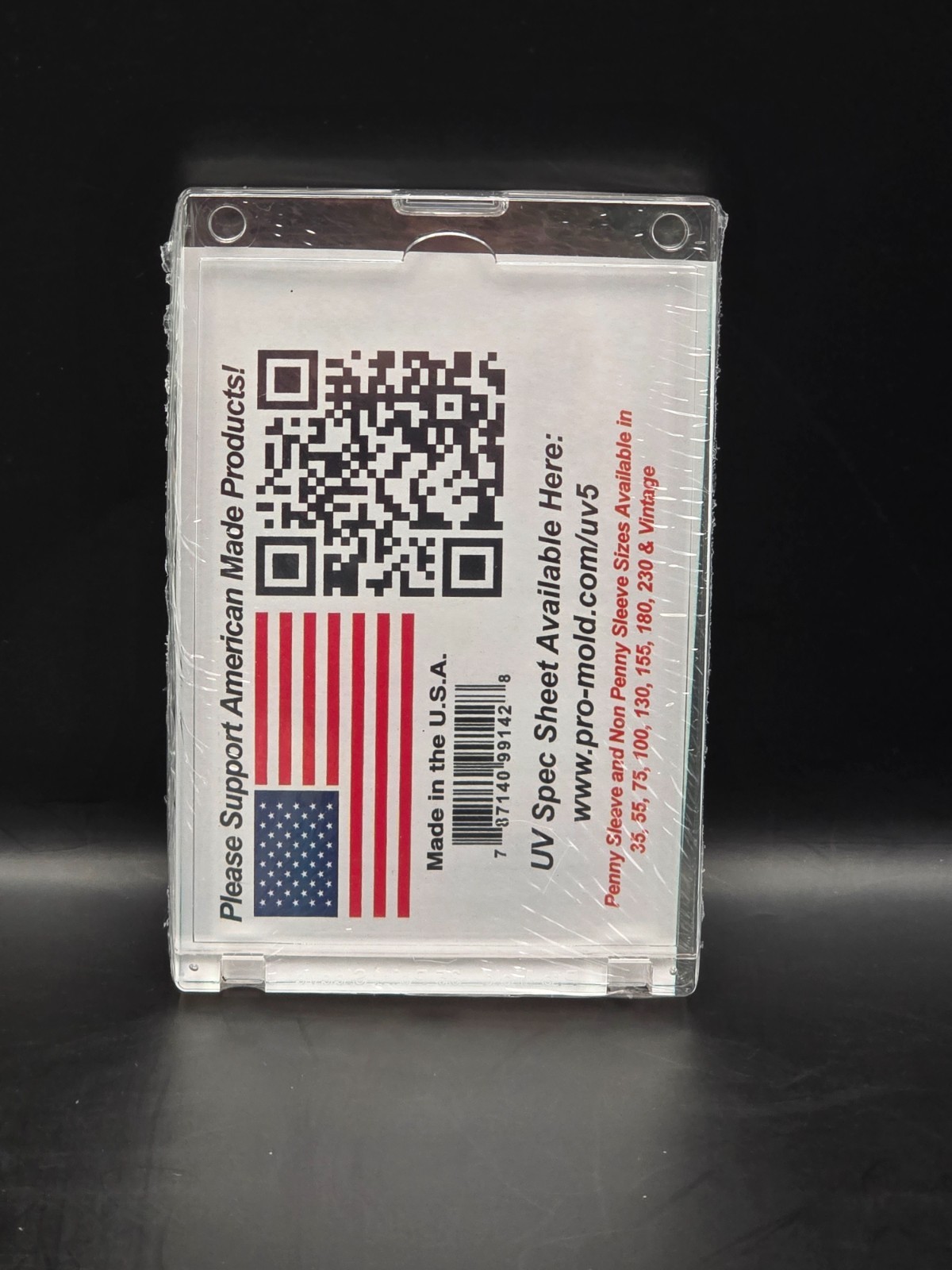 25x Pro Mold 35 Pt. 4th Gen EZ-Snap Card Holders S-Series with Sleeve USA CH35S