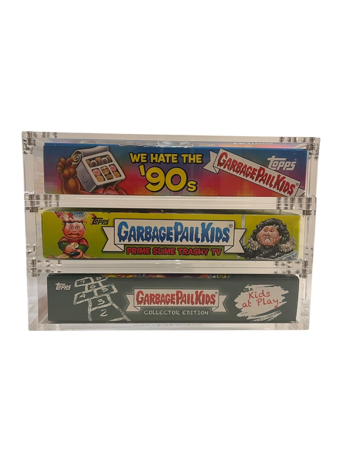 Acrylic Display Case Magnetic Lid Stack FITS 2025 Topps Chrome MARVEL Hobby Box