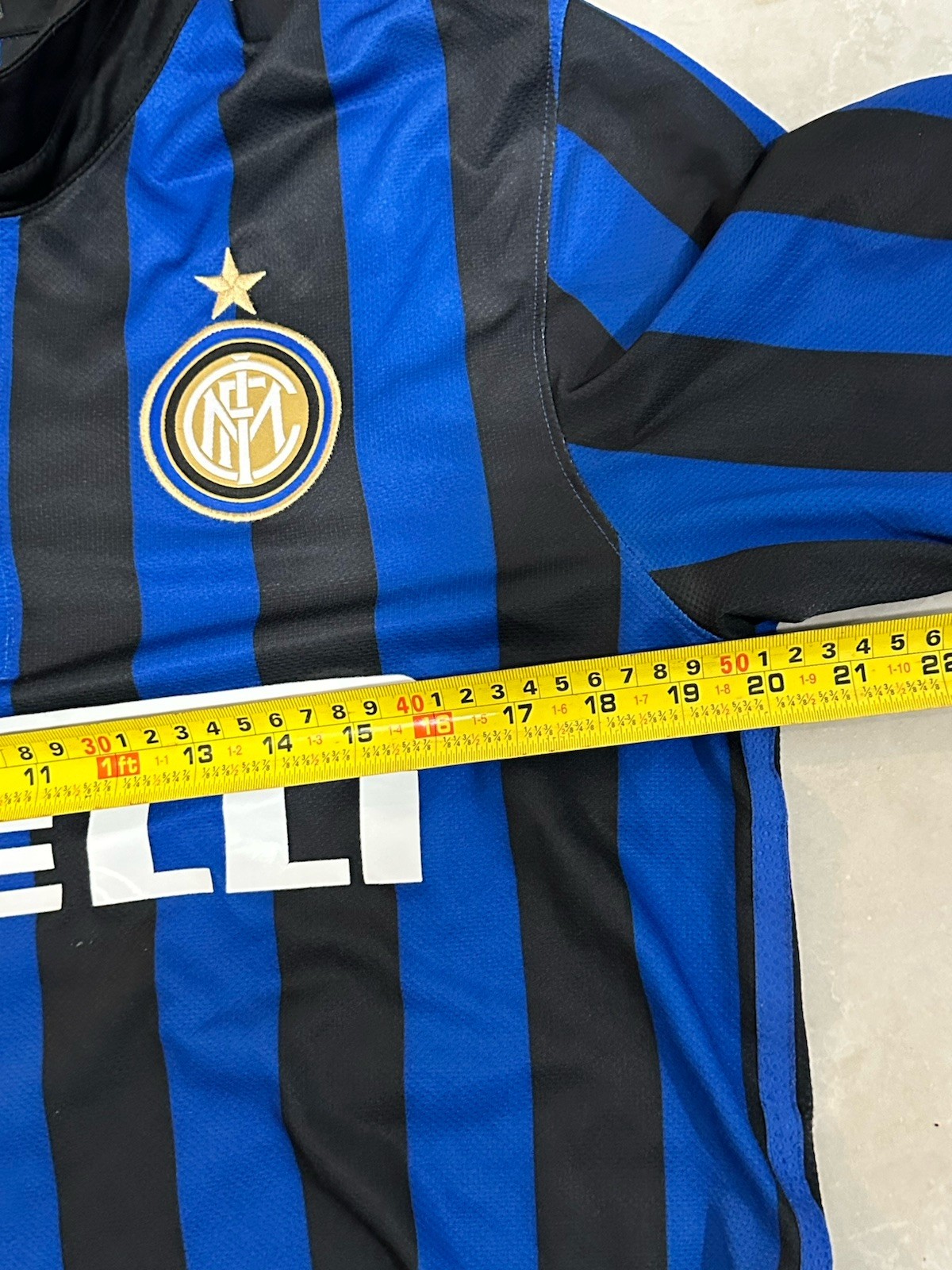 2013/14 Nike Inter Milan Home Jersey M shirt italy pirelli zanetti maglia kit