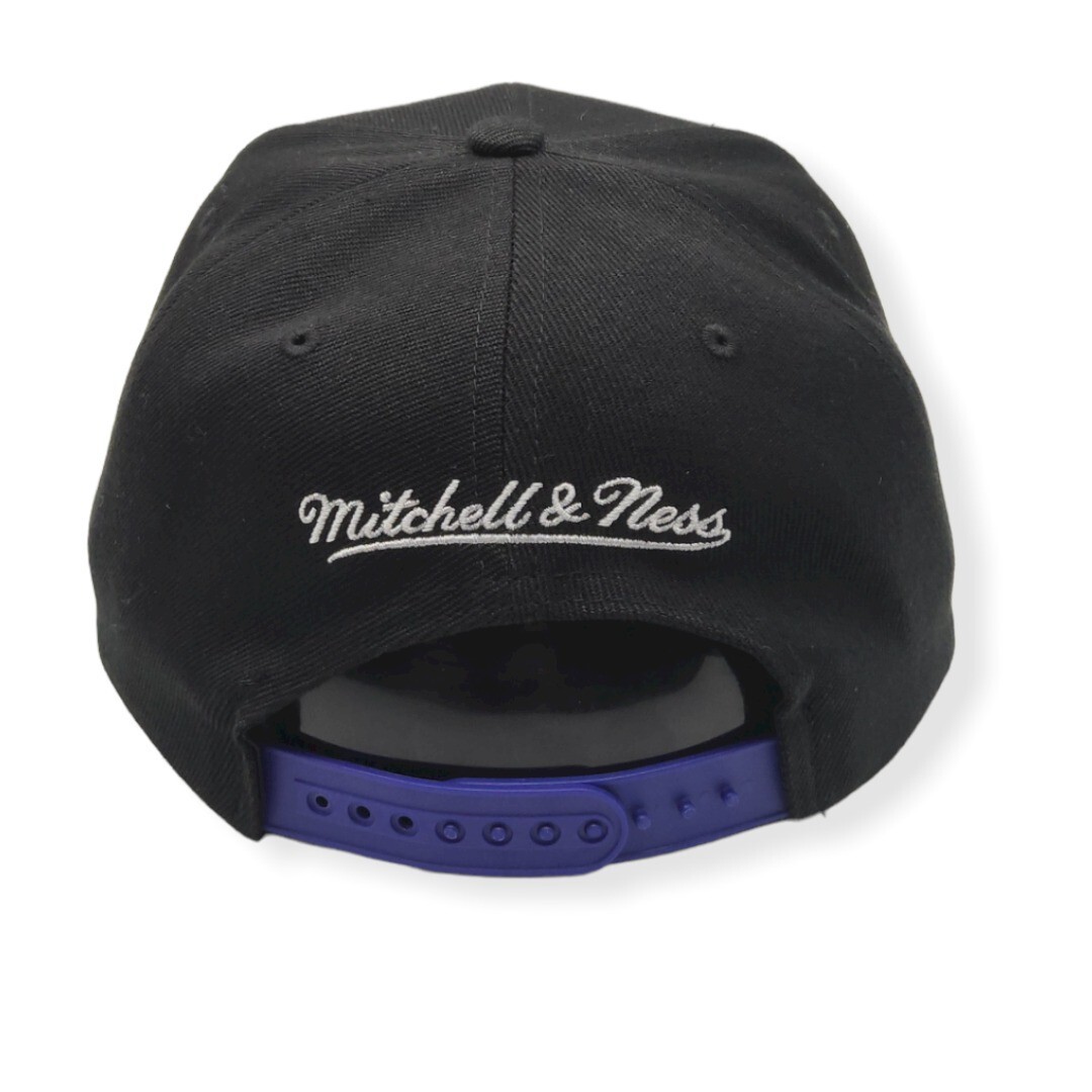 Mitchell & Ness Utah Jazz Core Basic HWC Black/Purple Adjustable Snapback Hat