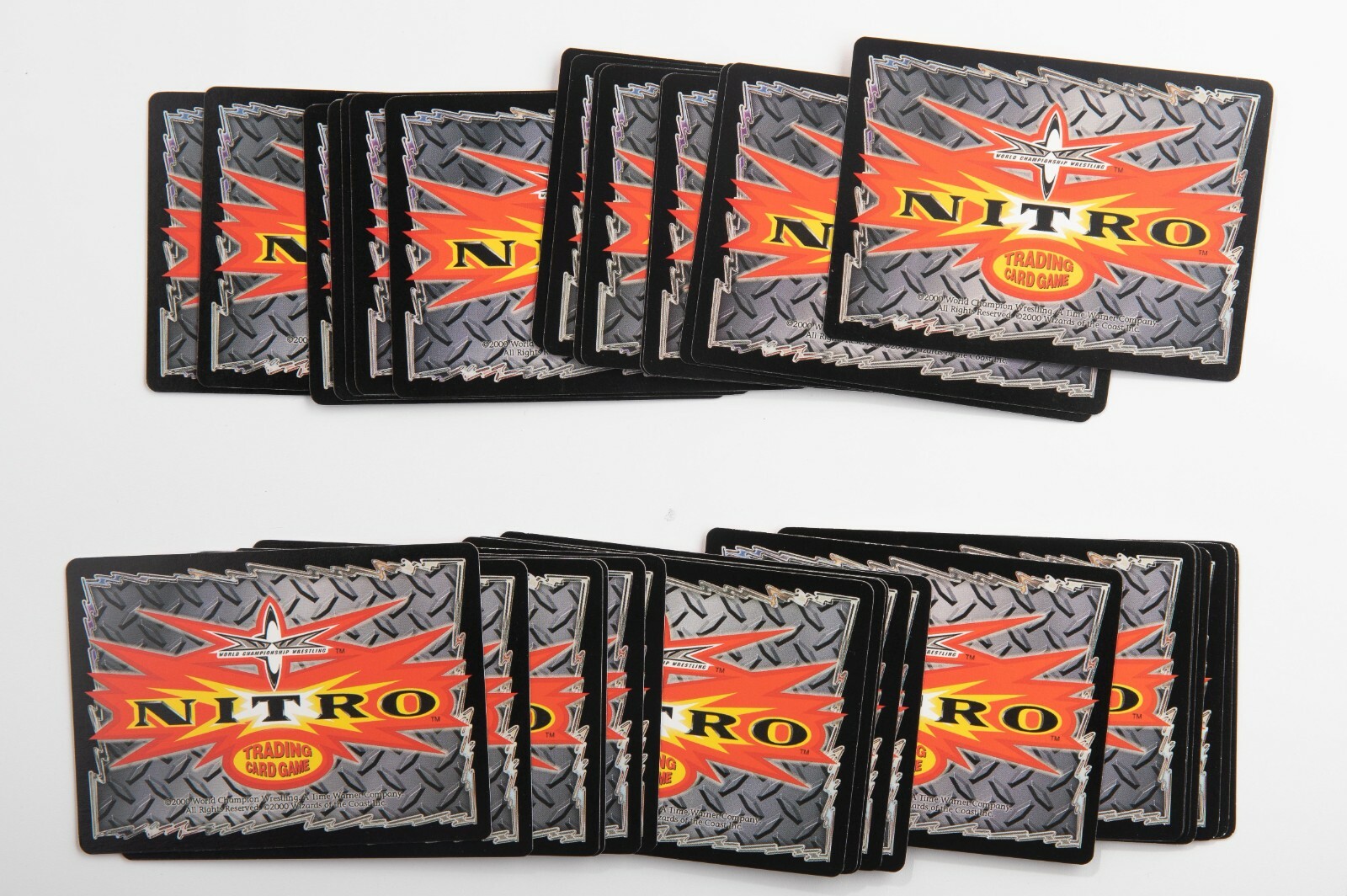 Eric Bischoff Signed 2000 Wizards of the Coast WCW Nitro Game TCG Header Card N1