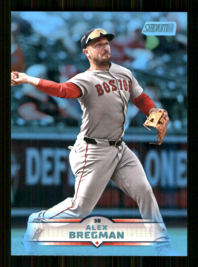 2025 Stadium Club Light Blue Foil #10 Alex Bregman Boston Red Sox 7014