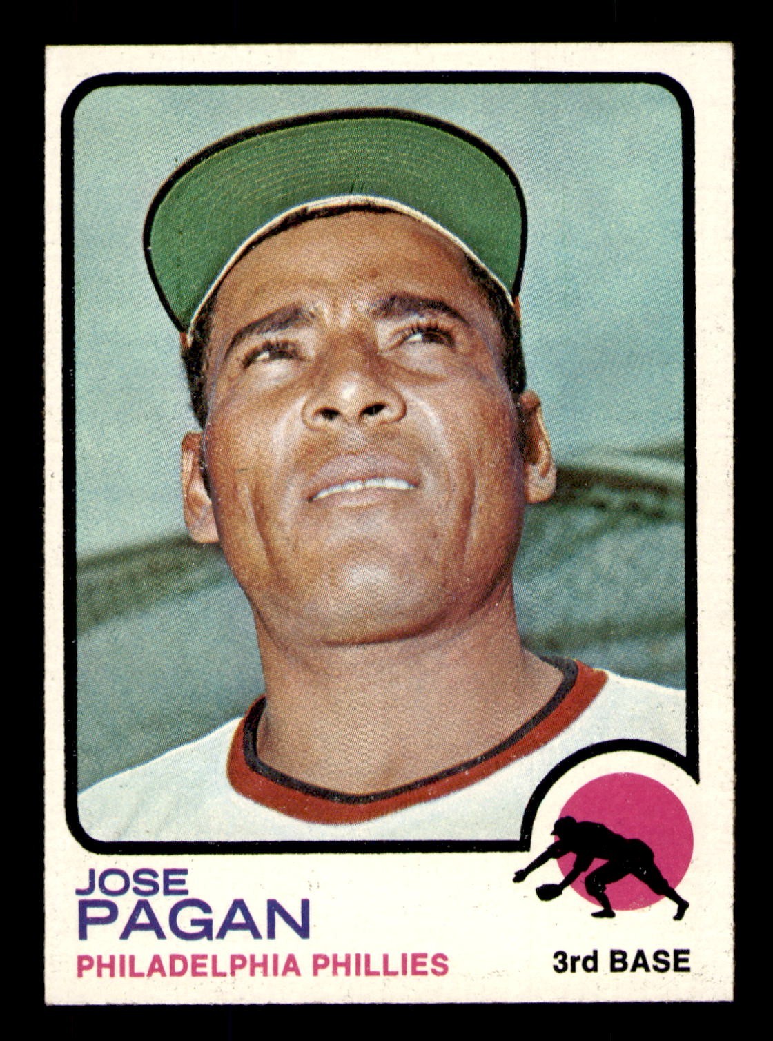1973 Topps Baseball 659 Jose Pagan Philadelphia Phillies High # – EXMT to NM