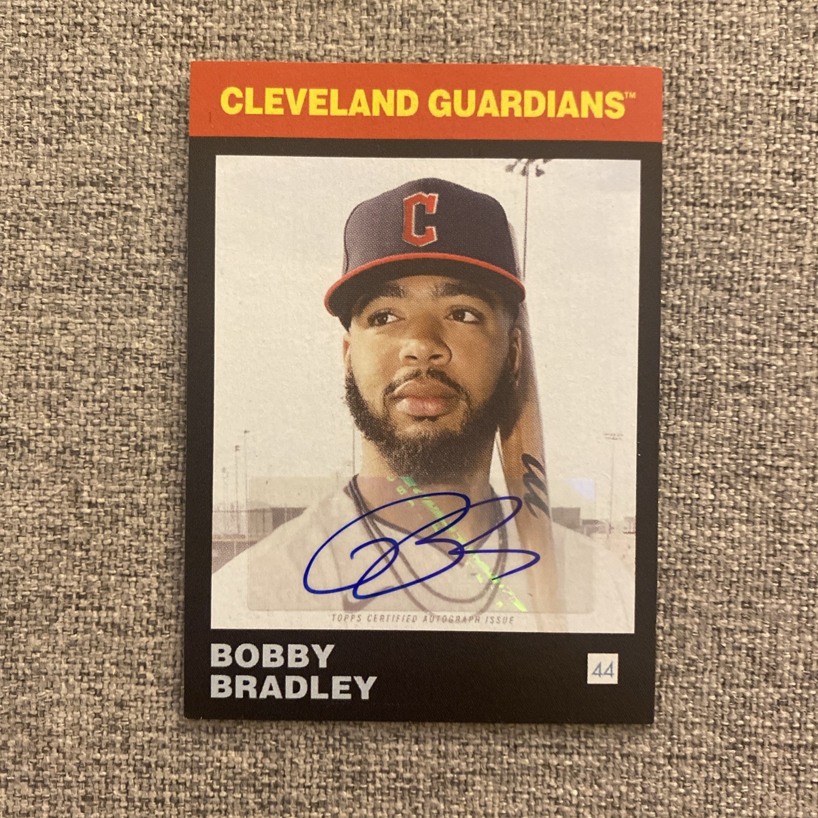 2021 Topps 582 Montgomery Club Set 5 Auto Bobby Bradley #14A Auto