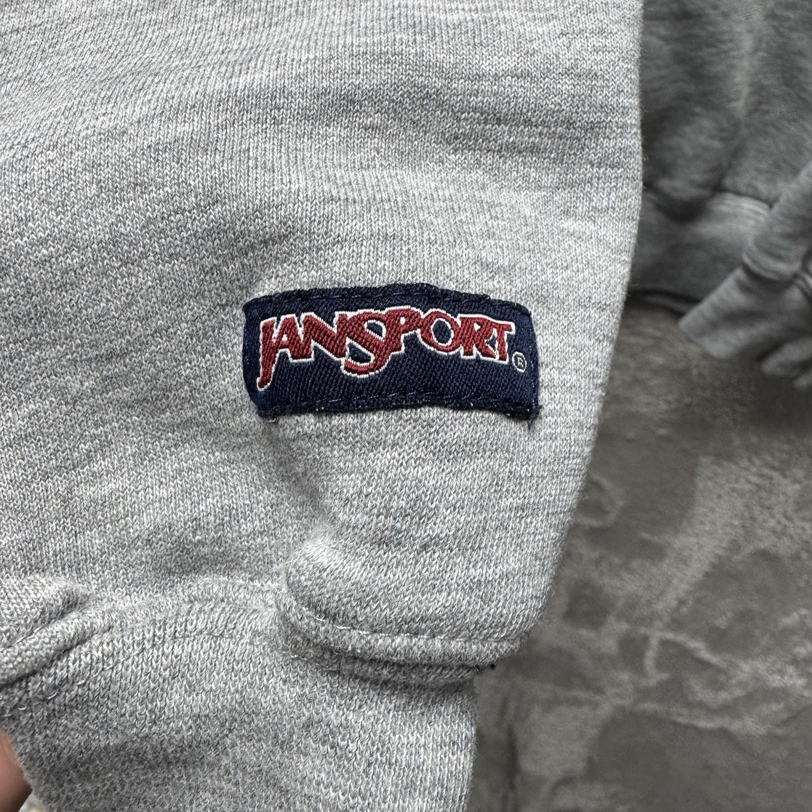 VTG Virginia Tech Hokies Jansport Pullover Hoodie Sweatshirt Gray Small Sports