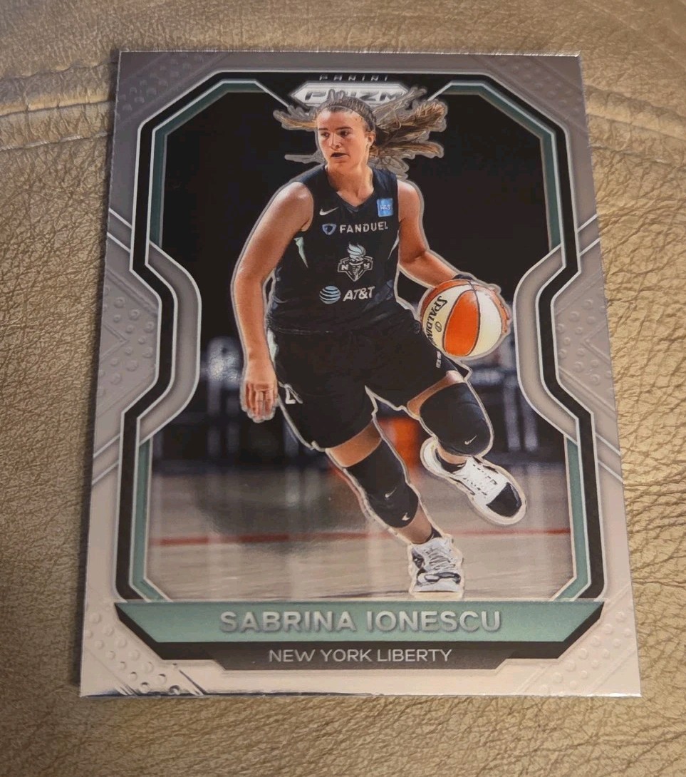 Sabrina Ionescu 2021 Panini Prizm WNBA New York Liberty NBA Card No.39