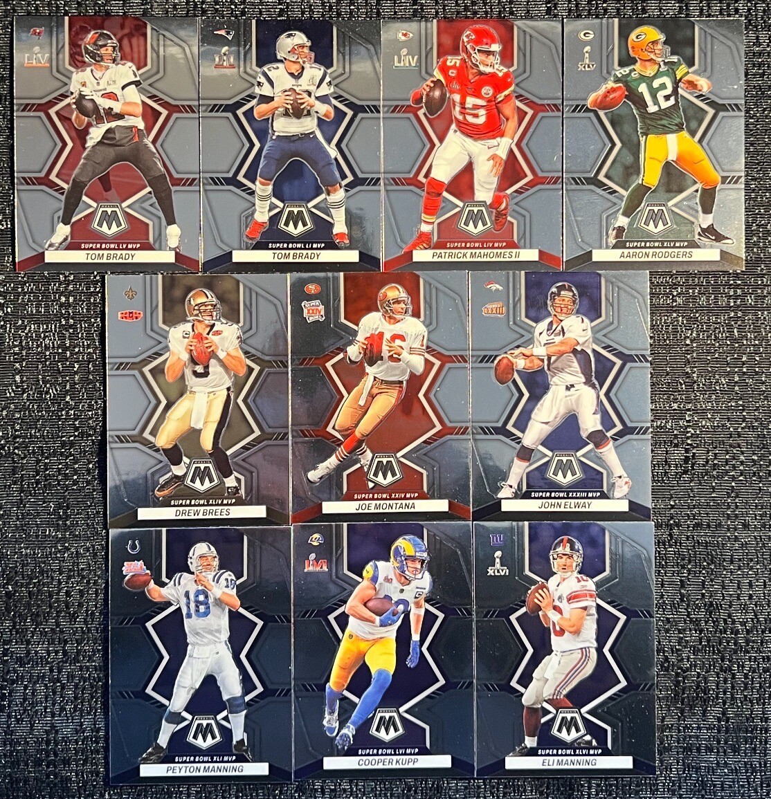 2022 Panini Mosaic Super Bowl MVPs Complete Your Set You Pick Card #291-300 PYC