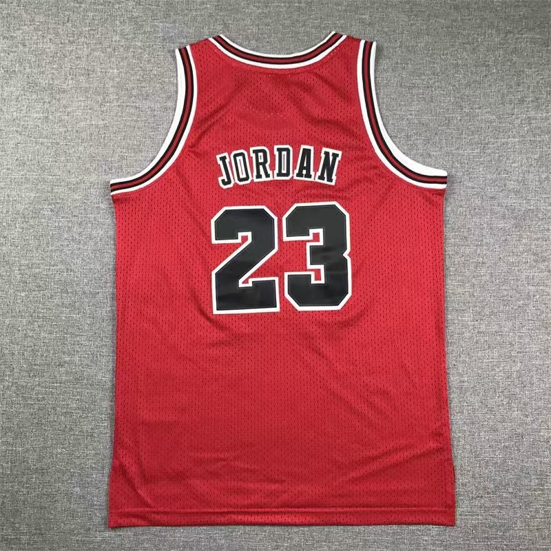 YOUTH Michael Jordan #23 97-98 Season Final Edition Retro Red Vintage Jersey