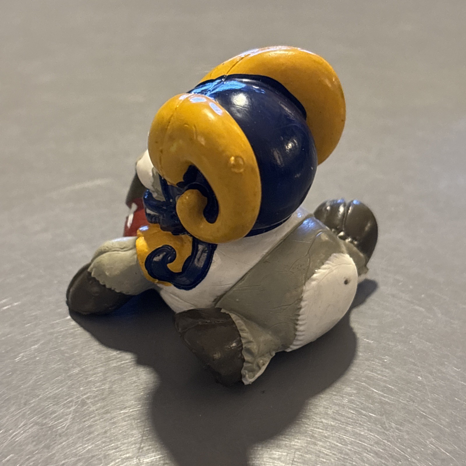Vintage 1983 NFL Huddles LOS ANGELES RAMS Mascot 2” Tall PVC Figure