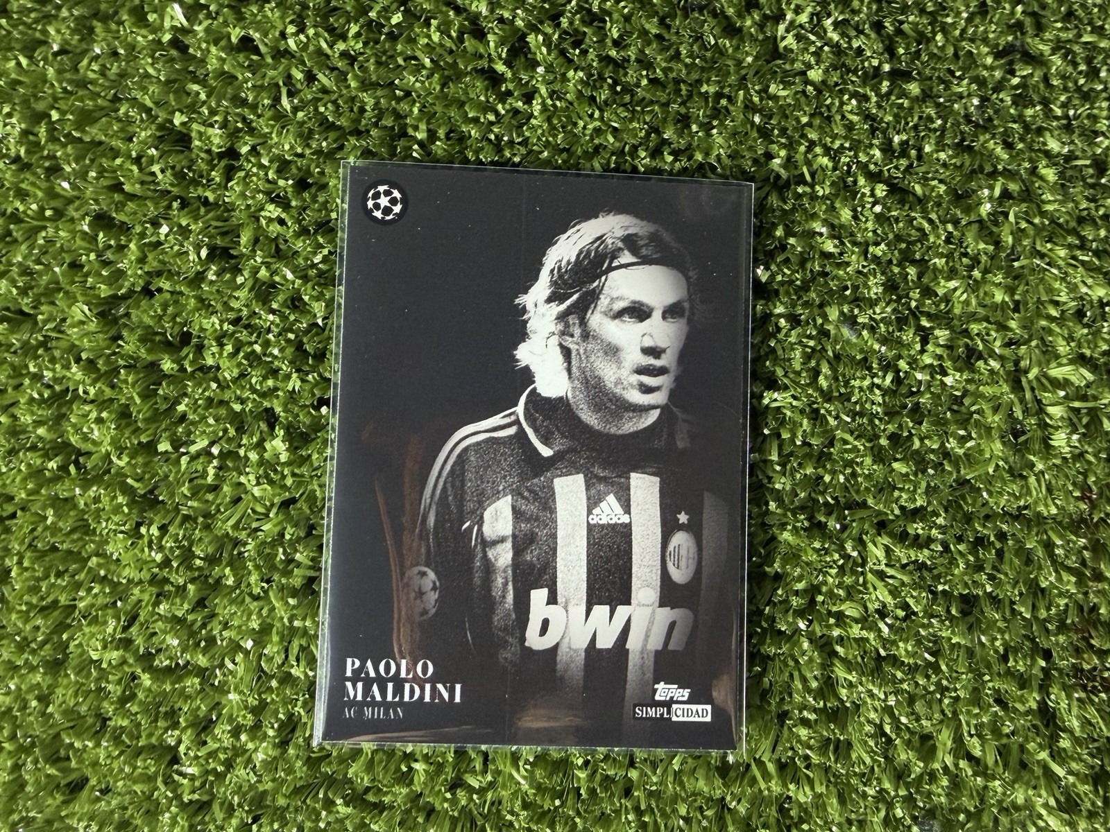 2025-26 Topps Simplicidad UEFA UCC Paolo Maldini Infranqueables X4R