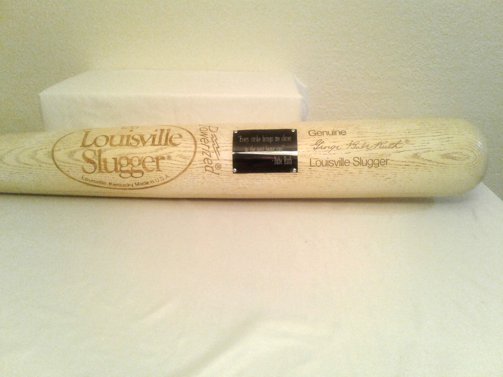 Babe Ruth Resin “Louisville Slugger Bat” FIVE (5) FEET – SIX (6) INCHES LONG