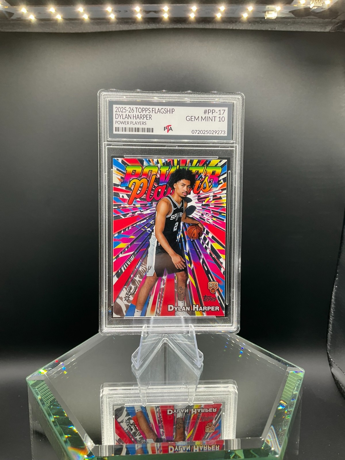 2025-26 Topps Flagship PP-17 Dylan Harper POWER PLAYERS Rookie GEM MINT PTA 10🔥