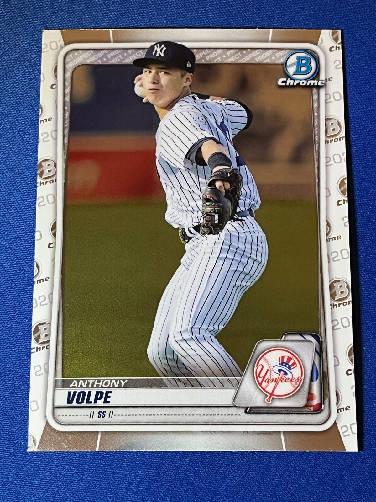 2020 Bowman Draft Chrome Anthony Volpe #BD-178 New York Yankees