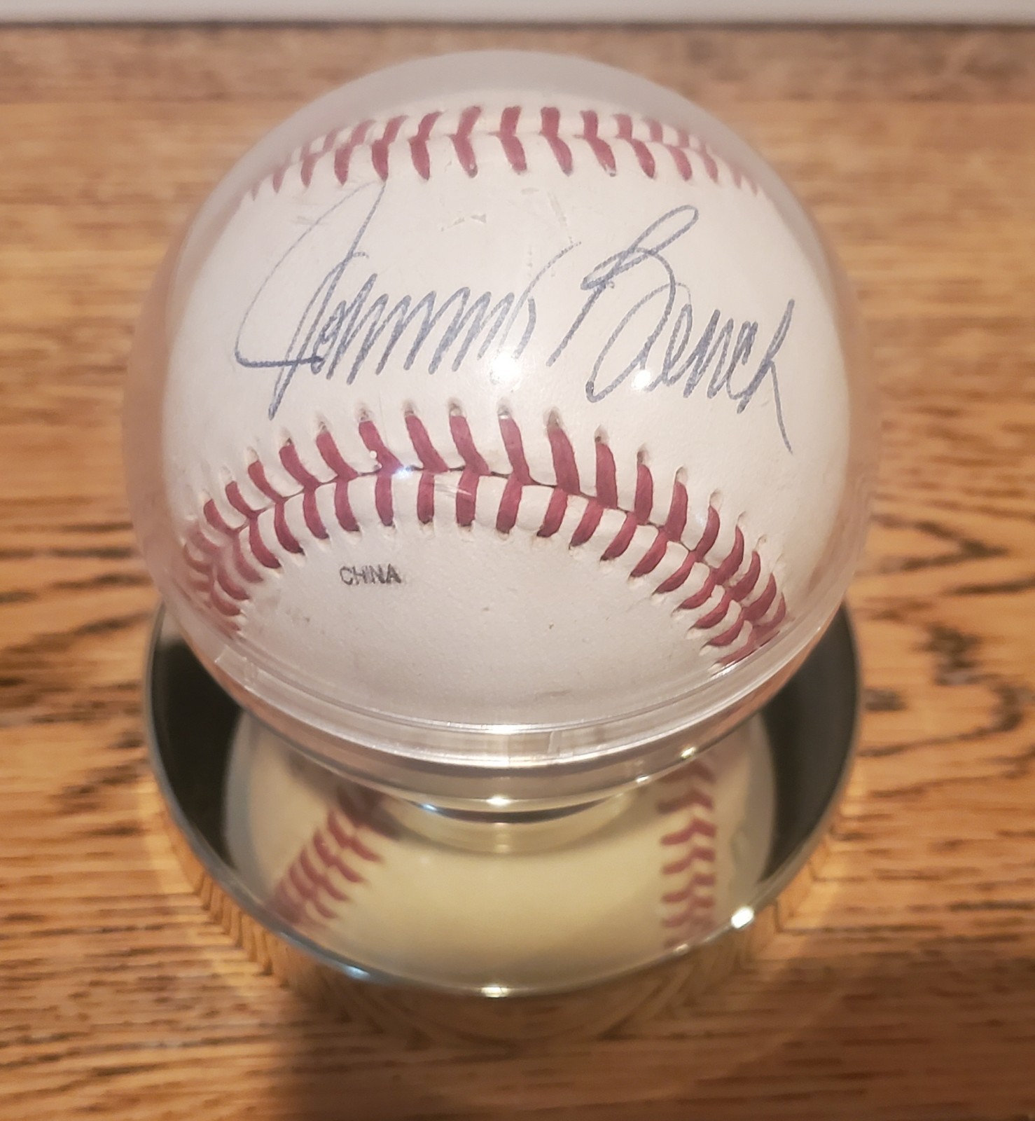 MLB – Johnny Bench – Cincinnati Reds – Hall Of Fame (1989) – Autographed…