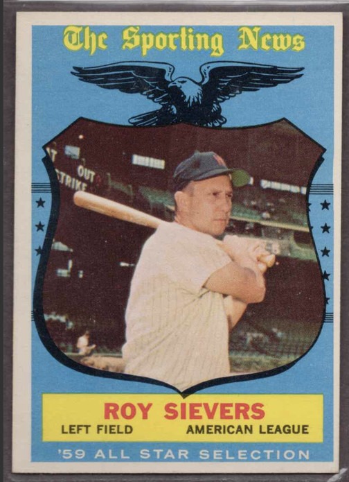 1959 Topps Set-Break #566 Roy Sievers As NR-MINT *JAYSACE*