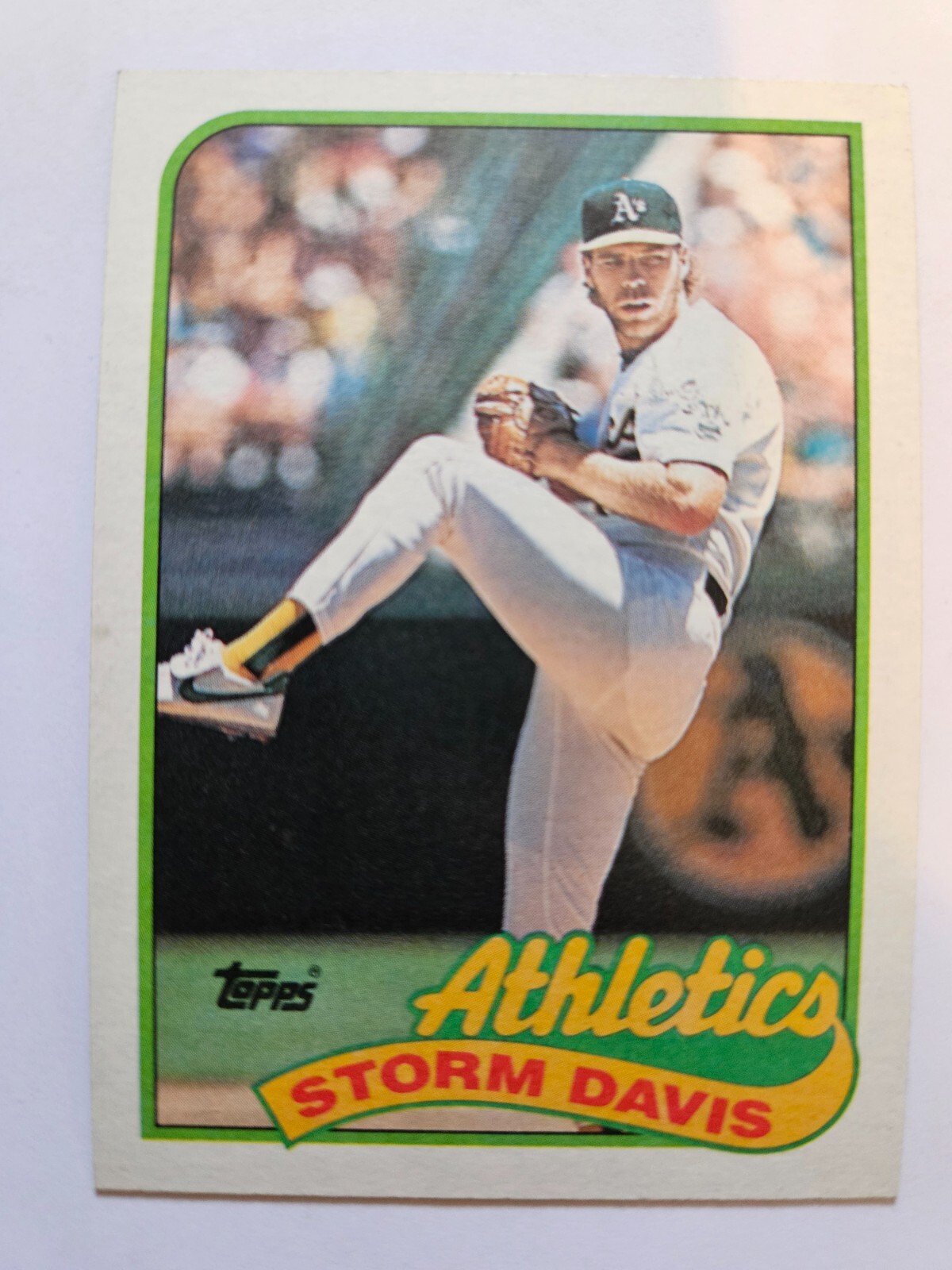 1989 TOPPS STORM DAVIS #701 NM
