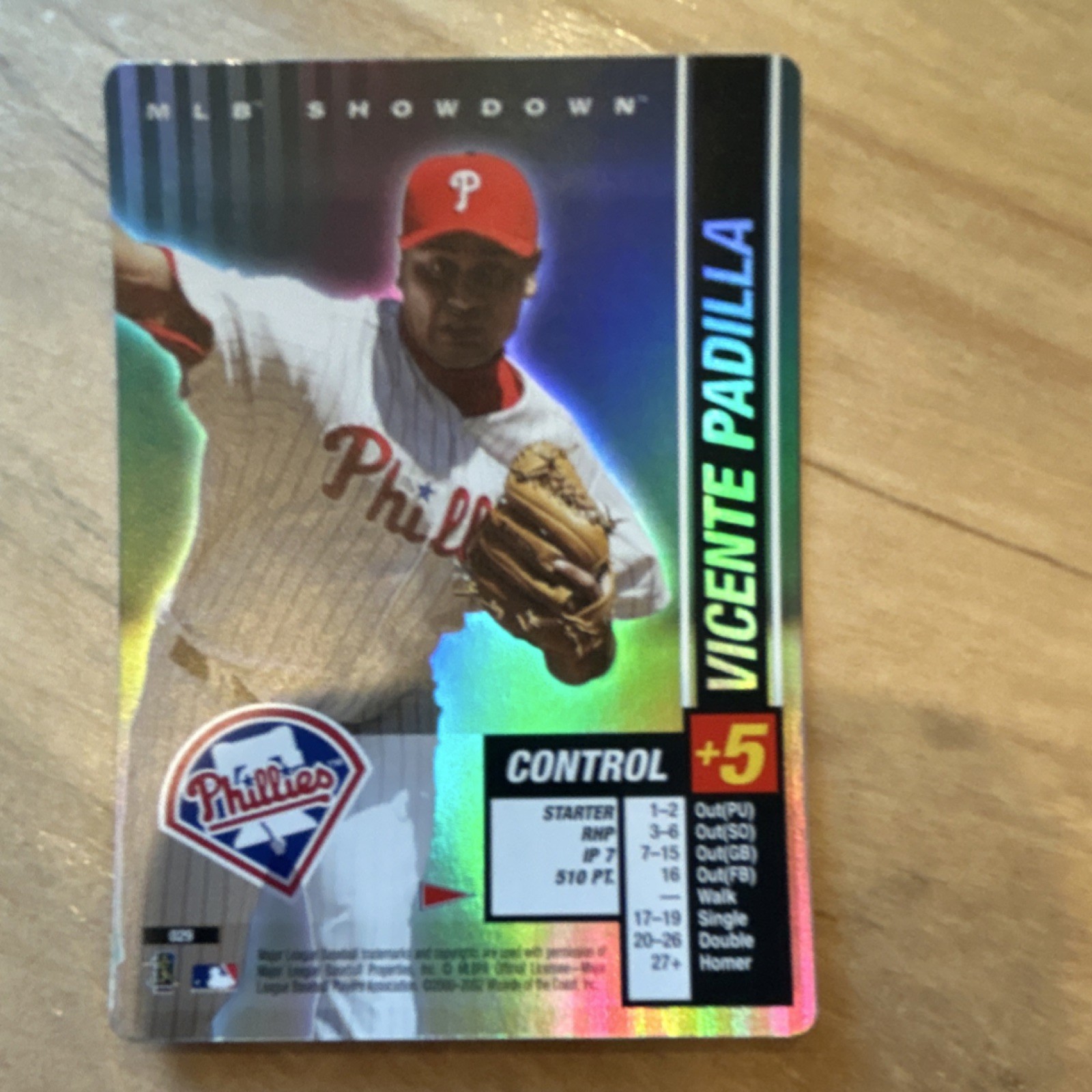Wizards of the Coast MLB Showdown 2002 4 Cards Thomas Hunter Surhoff Padilla
