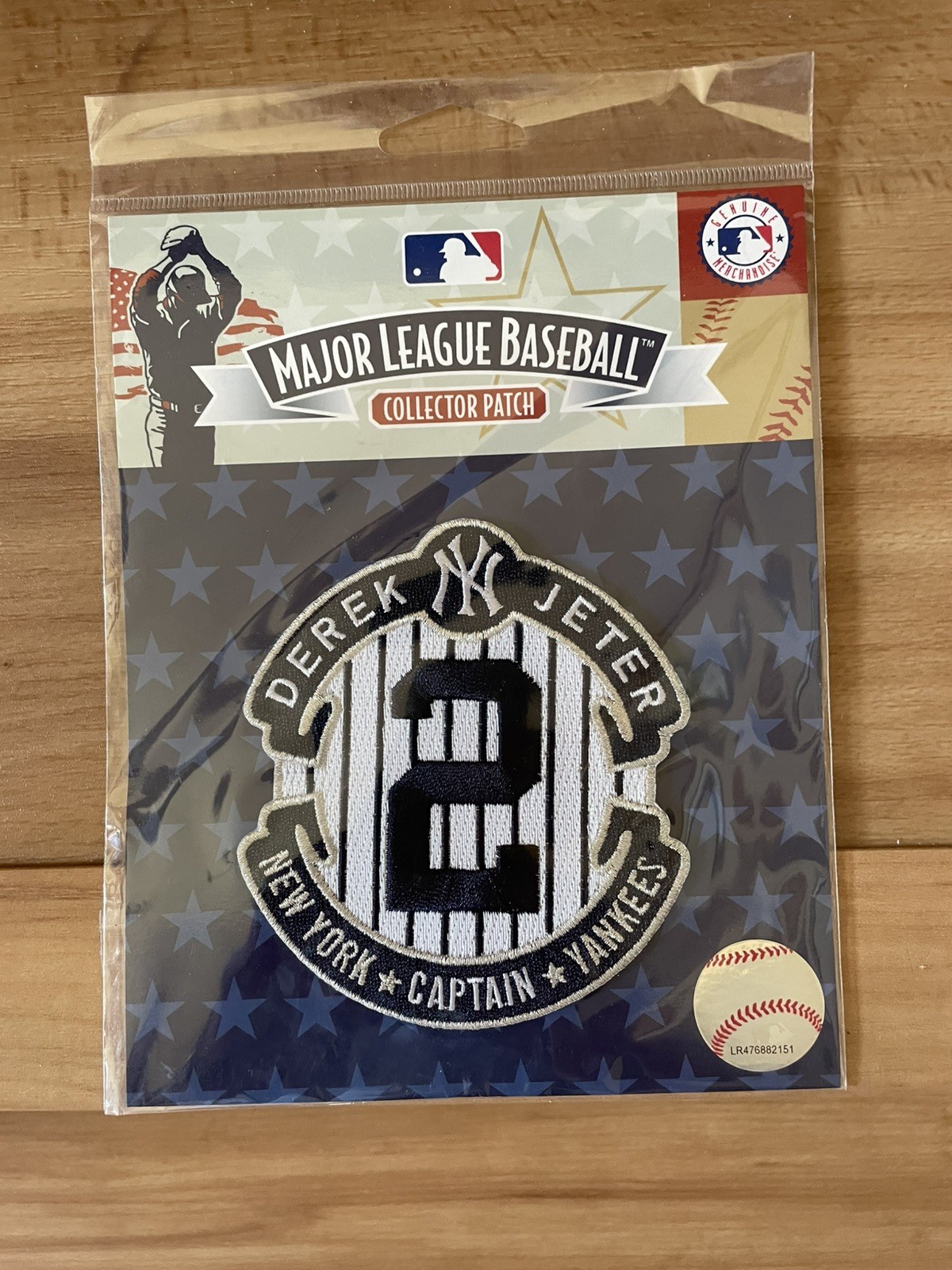 2012 Major League Baseball Collector Patch DEREK JETER NY YANKEES CAPTAIN New