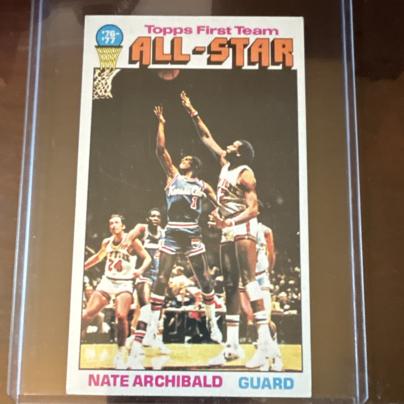Topps 1976-77 Tiny Archibald #129 First Team All-Star Kansas City Kings