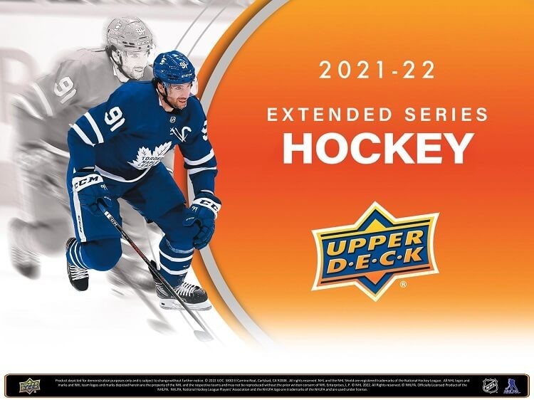 2021-22 Upper Deck Extended Hockey Card Sealed Hobby Box