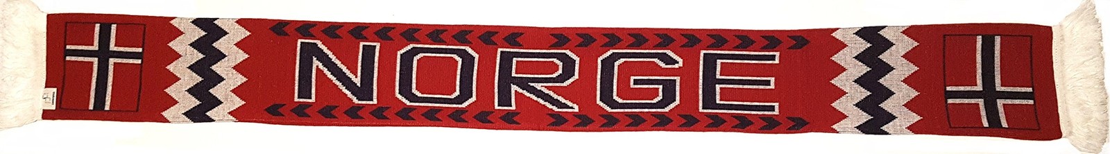Norge Norway Soccer Knit Scarf
