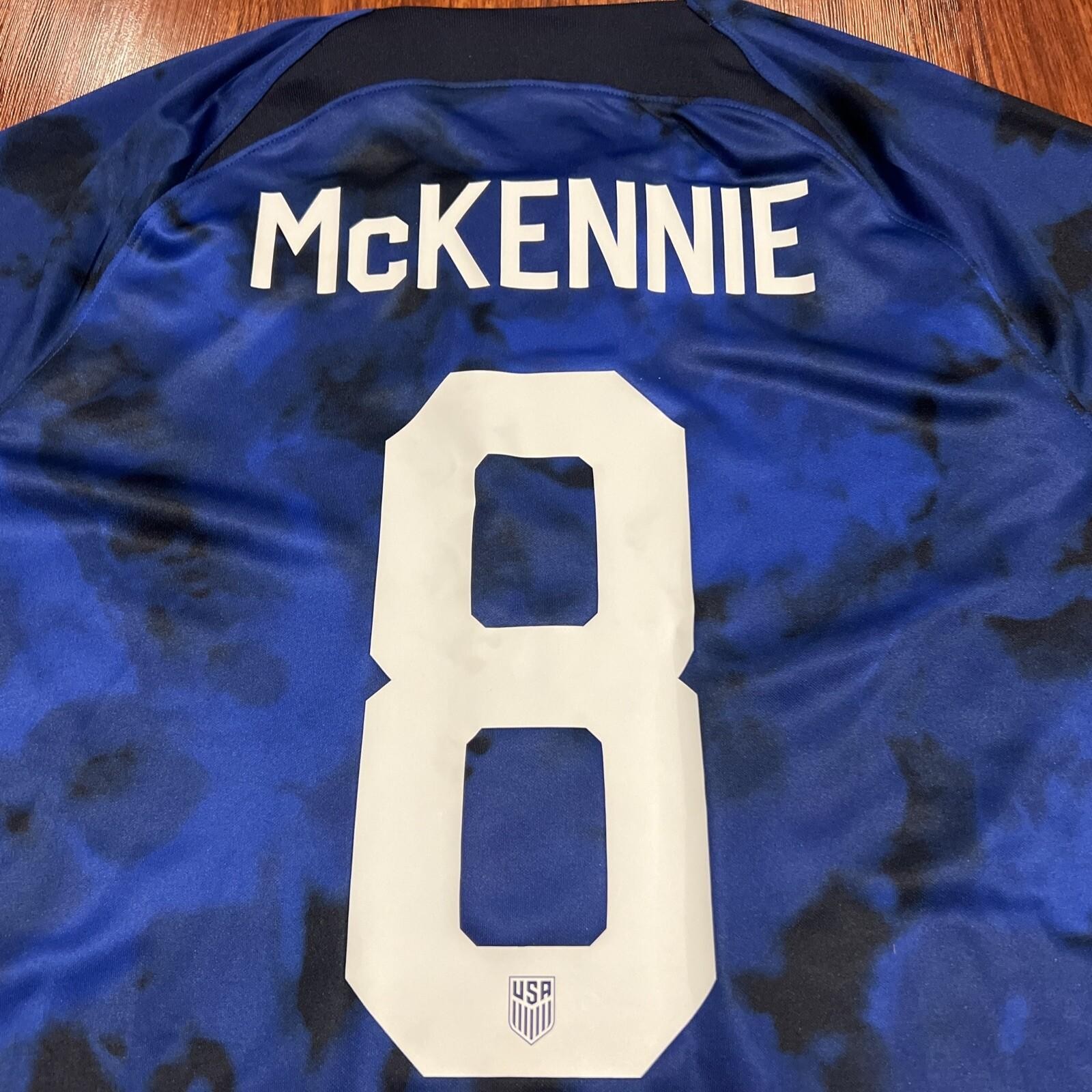 2022 Men’s Nike United States Weston McKennie Away Soccer Jersey Large L USMNT