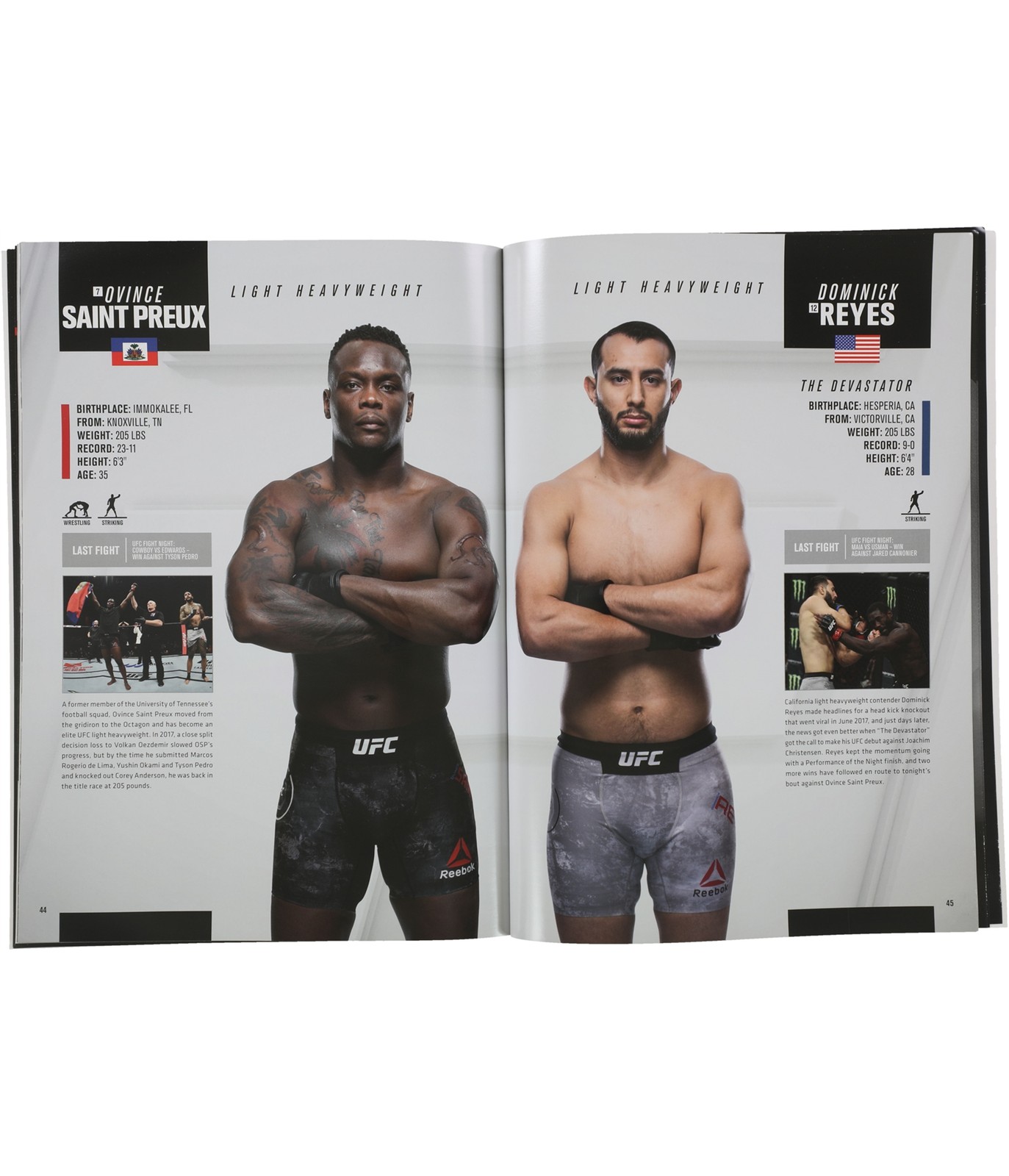UFC Unisex 229 Khabib vs McGregor Official Program, White, One Size