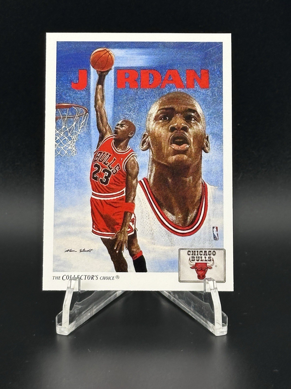 1991-92 Upper Deck MICHAEL JORDAN Team Checklist #75 Chicago Bulls HOF