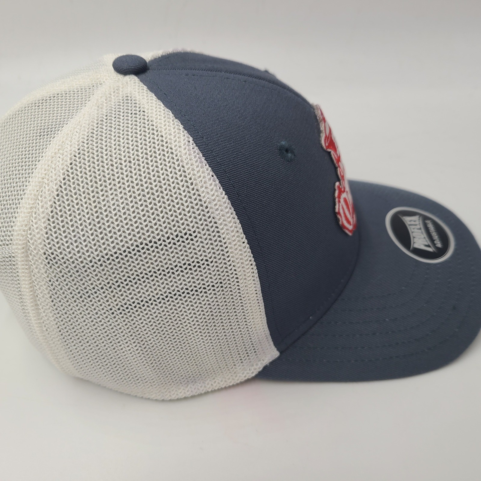 Arkansas Razorbacks Hat Snapback Trucker Mesh Outdoor Cap Blue White NCAA Men