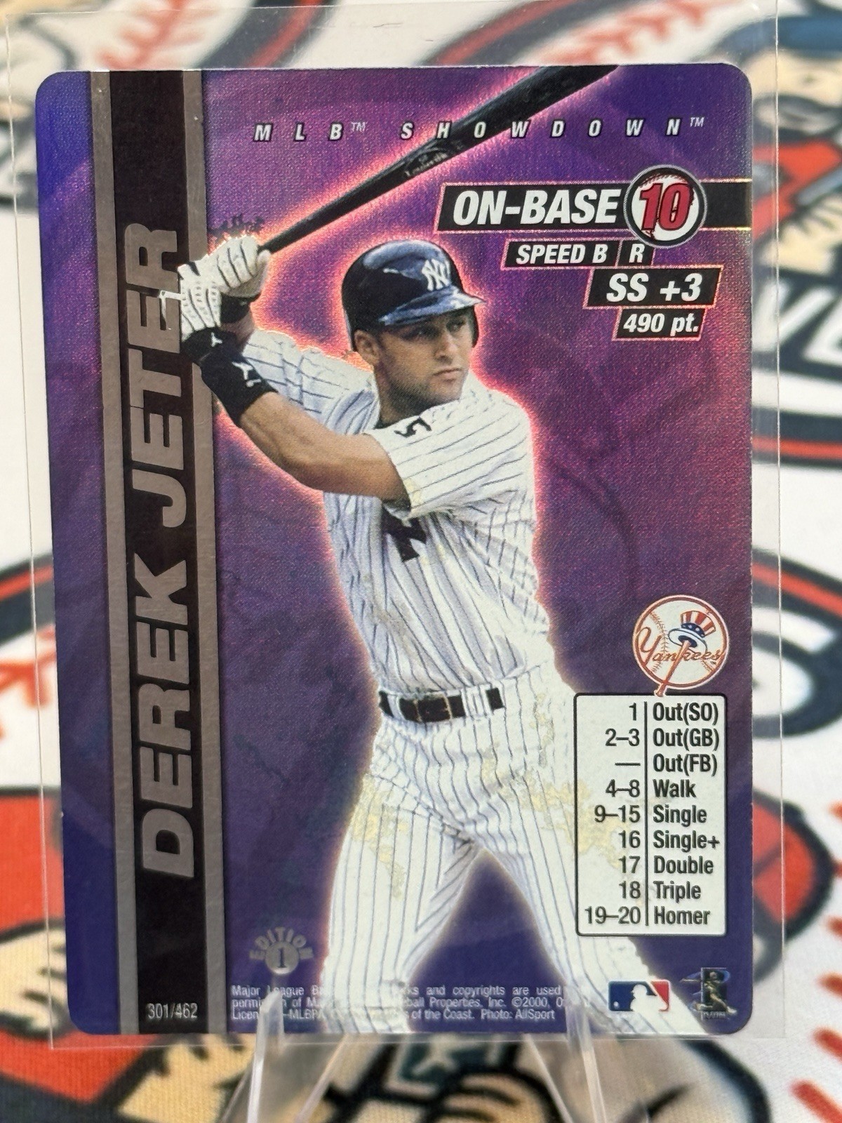 Derek Jeter – 2000 MLB Showdown 1st Edition #301 New York Yankees