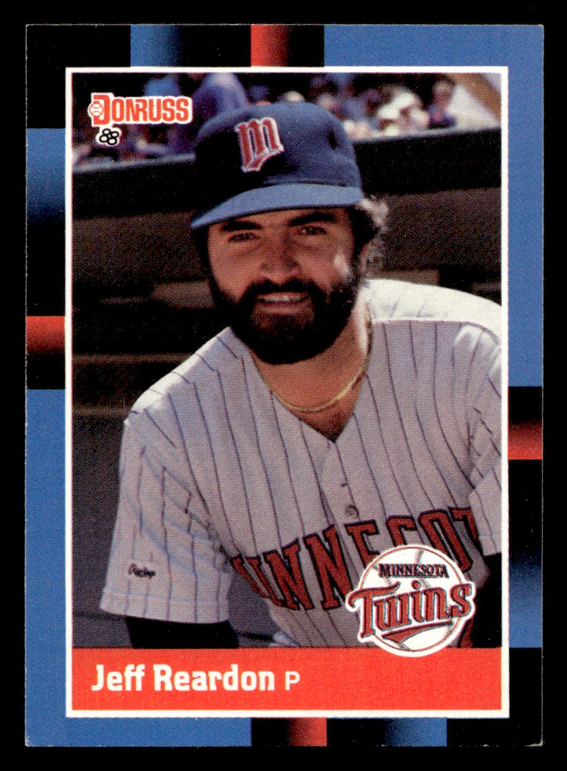 1988 Jeff Reardon #122 Minnesota Twins Baseball Sports Card Raw Trading Card
