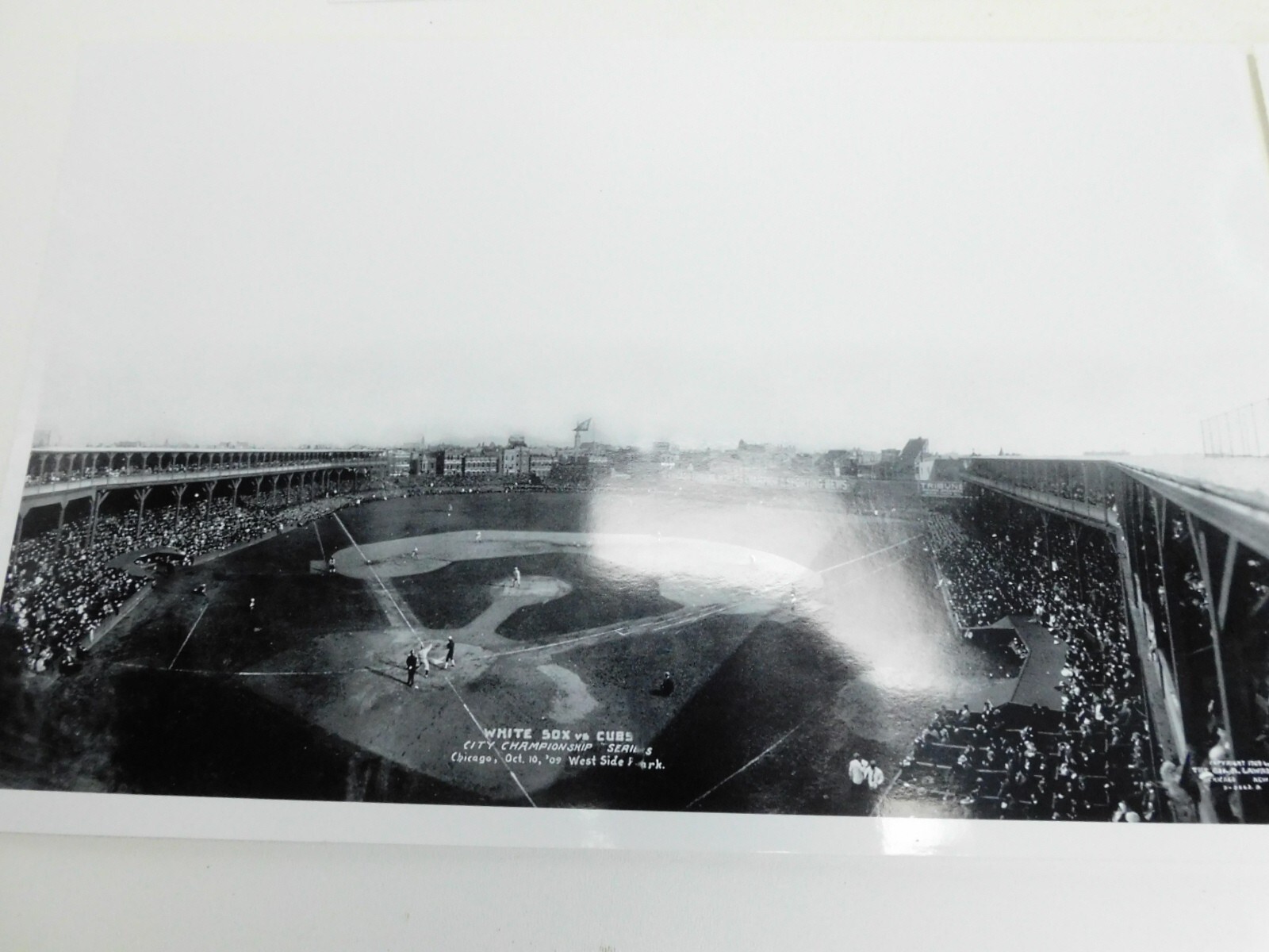 Lot of 6 Vintage Baseball Photos – Unknown Age, Estate Sale, Cubs, White Sox