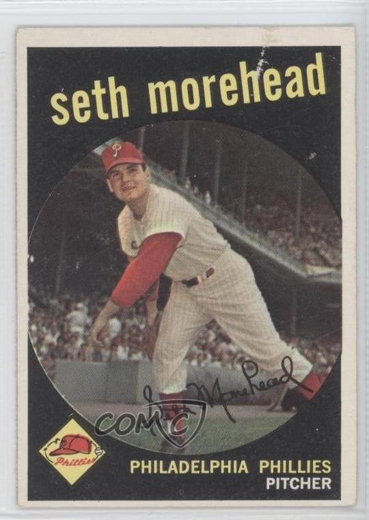 1959 Topps Seth Morehead (Gray Back) #253 Rookie RC 0j6
