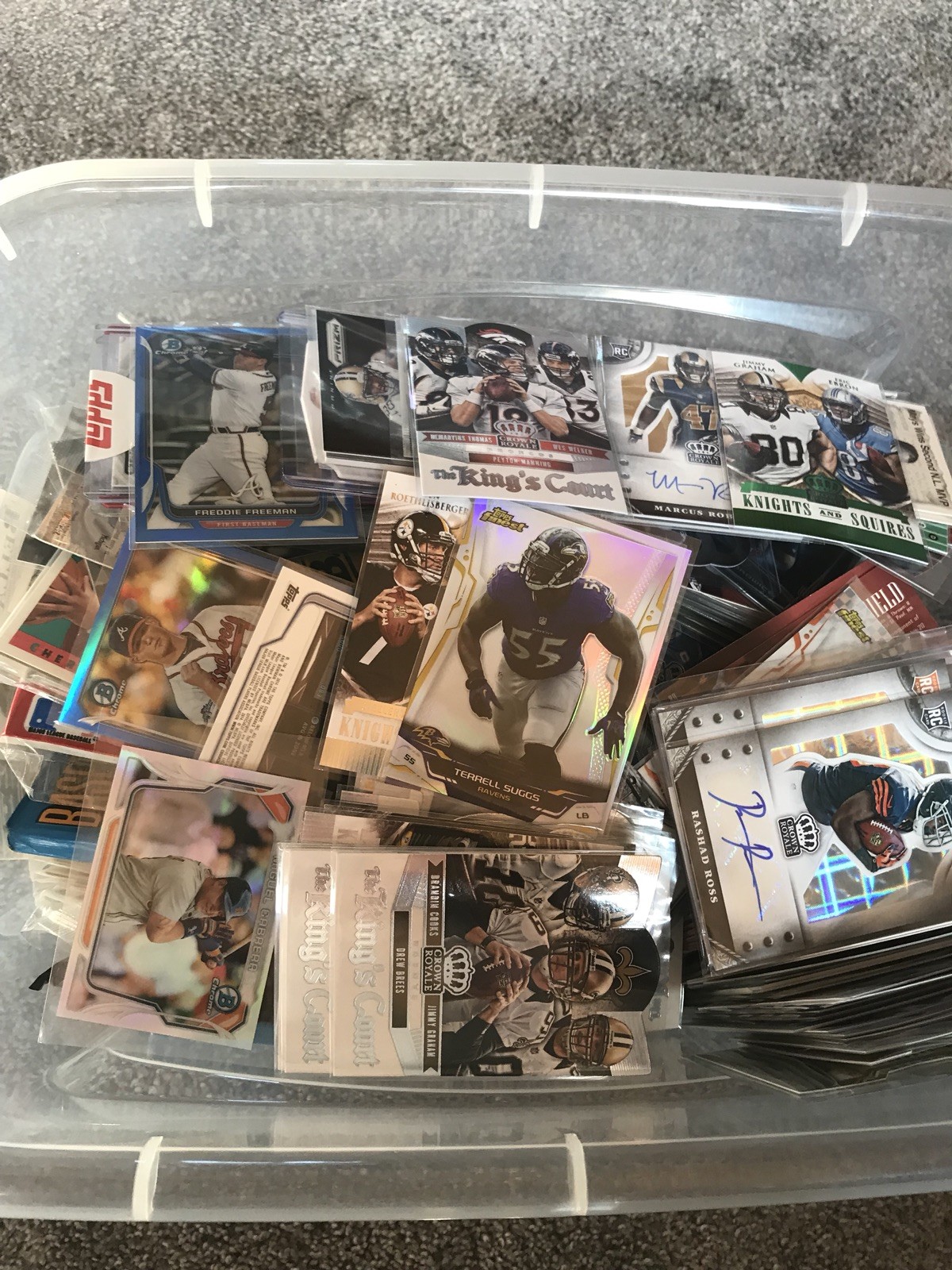 Dealer Baseball And Sports Card Collection Lot Wholesale Liquidation Stars Prizm