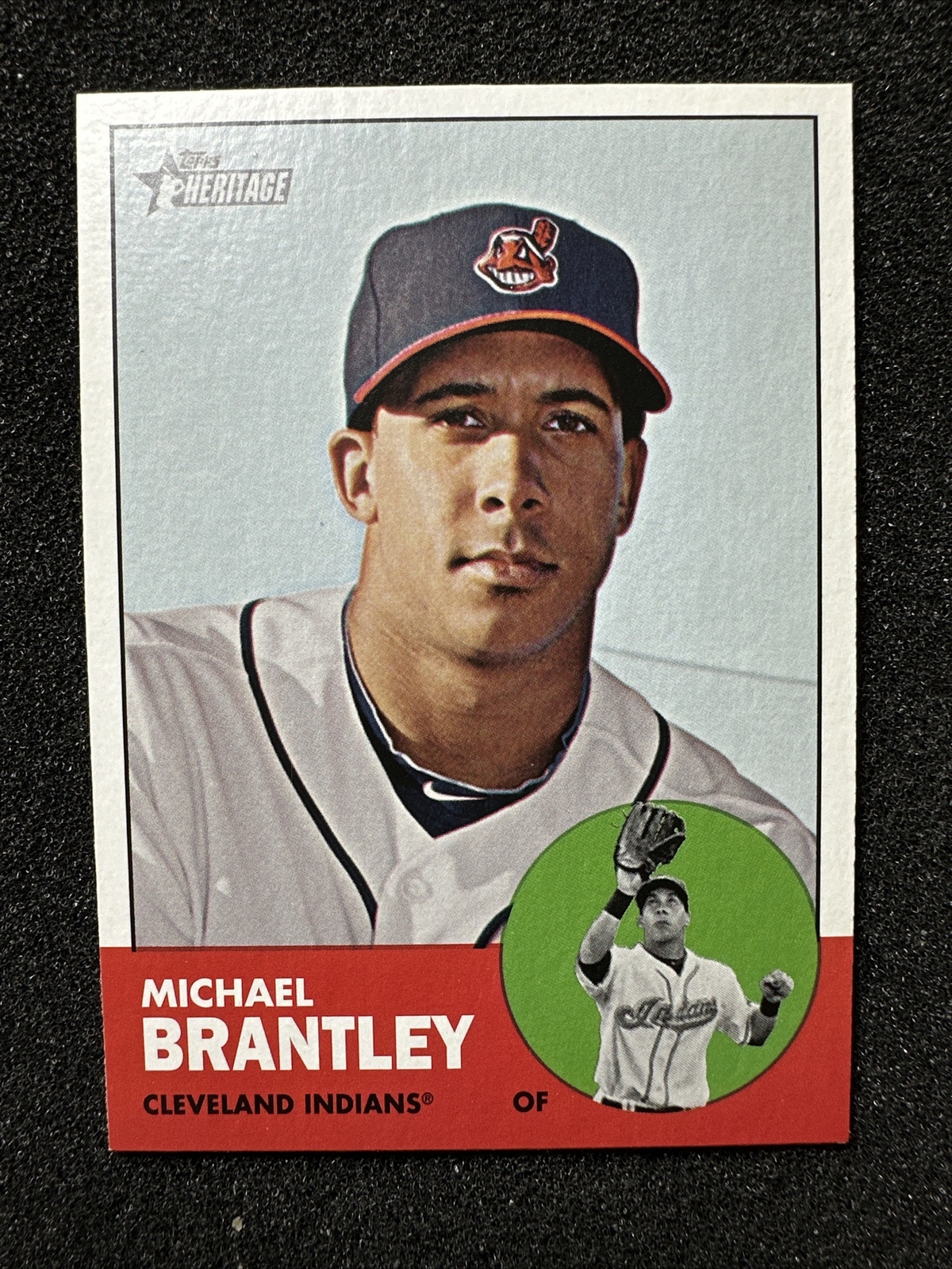 MICHAEL BRANTLEY #103 2012 Topps Heritage Baseball QTY Cleveland Indians