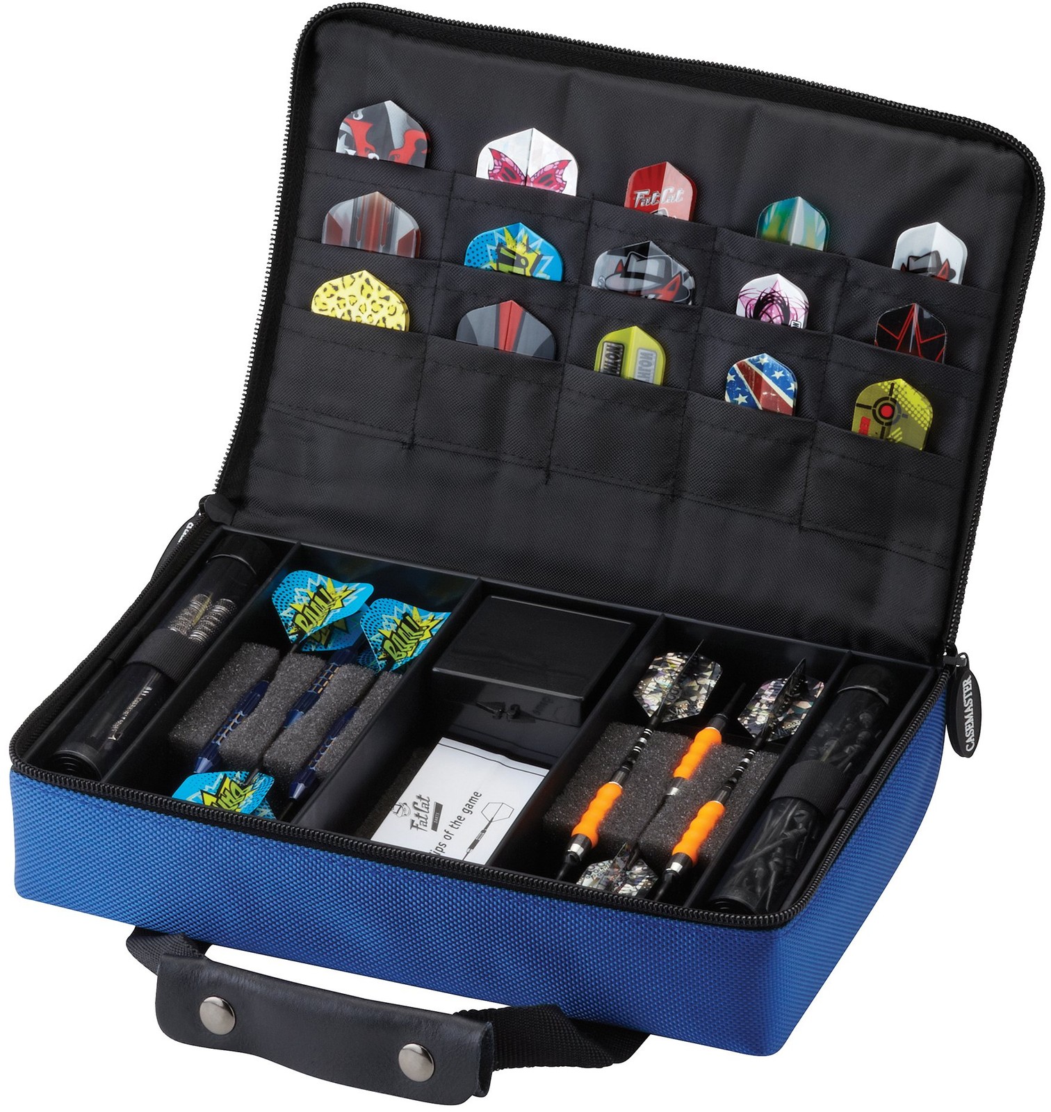 Casemaster by GLD Products Classic Nylon Dart Carrying Case for Large, Blue