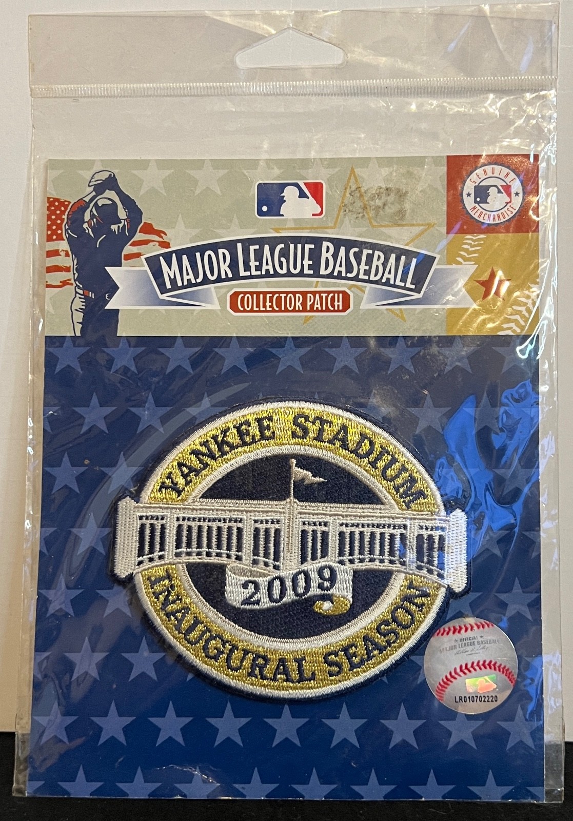 Official MLB Merch NY Yankees Collector Patch Yankee Stadium 2009 Factory Sealed