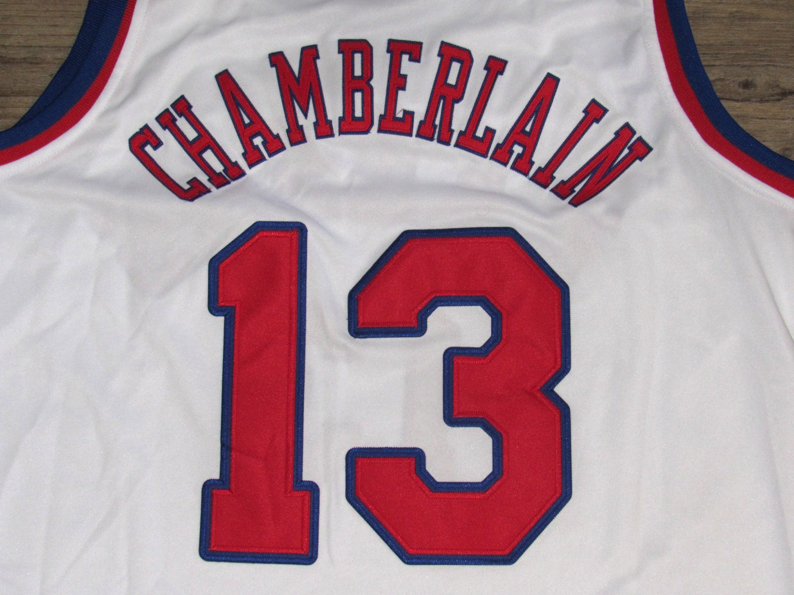 Kansas Jayhawks Wilt Chamberlain #13 Vintage Basketball Jersey size Men’s Large