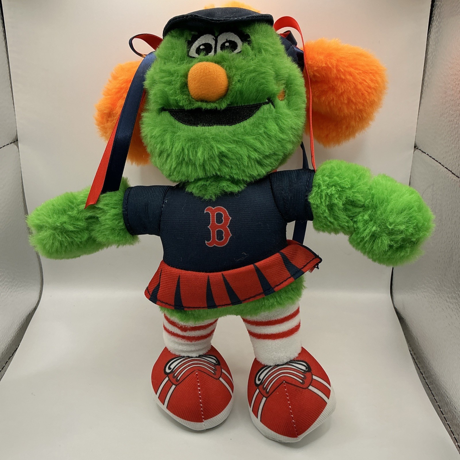 FOCO MLB Boston Red Sox Tessie Plush Figure Mascot Doll Green Orange Navy