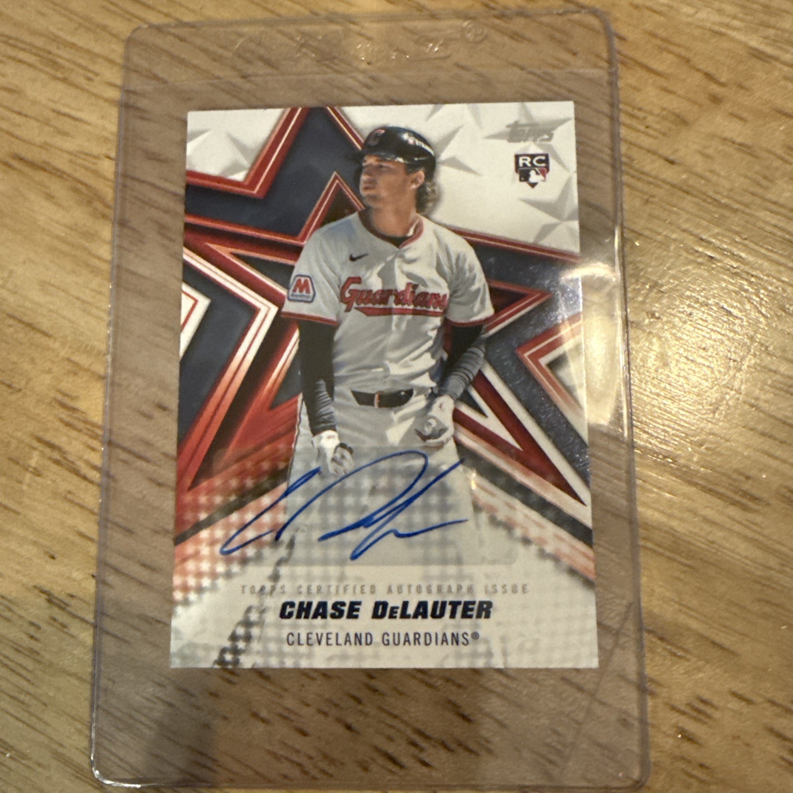 2026 Topps Series 2 Chase DeLauter Baseball Stars Auto RC #BSA2-CD Guardians
