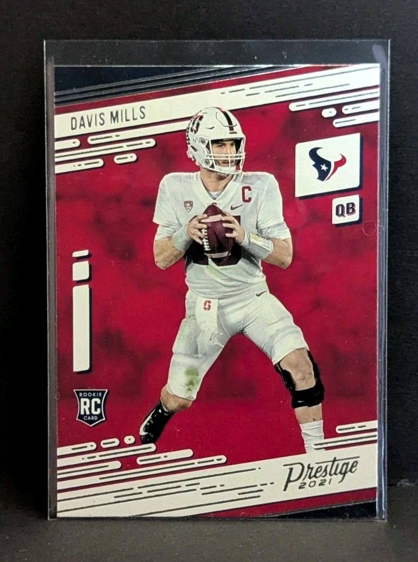 2021 Panini Prestige – Davis Mills #224 (RC) – Base Short Print Texans