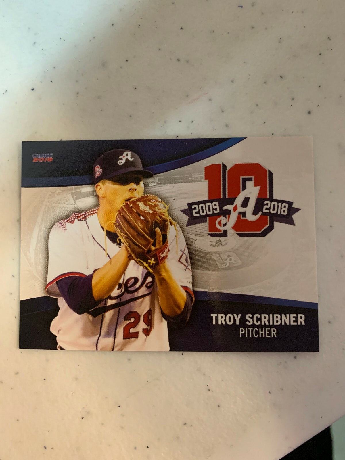 Troy Scribner 2018 Reno Aces Team Card