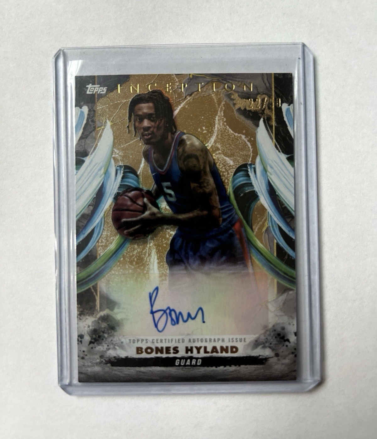Topps 2024-25 Inception Bones Hyland Hard Signed Auto #AC-BH Clippers 22/50
