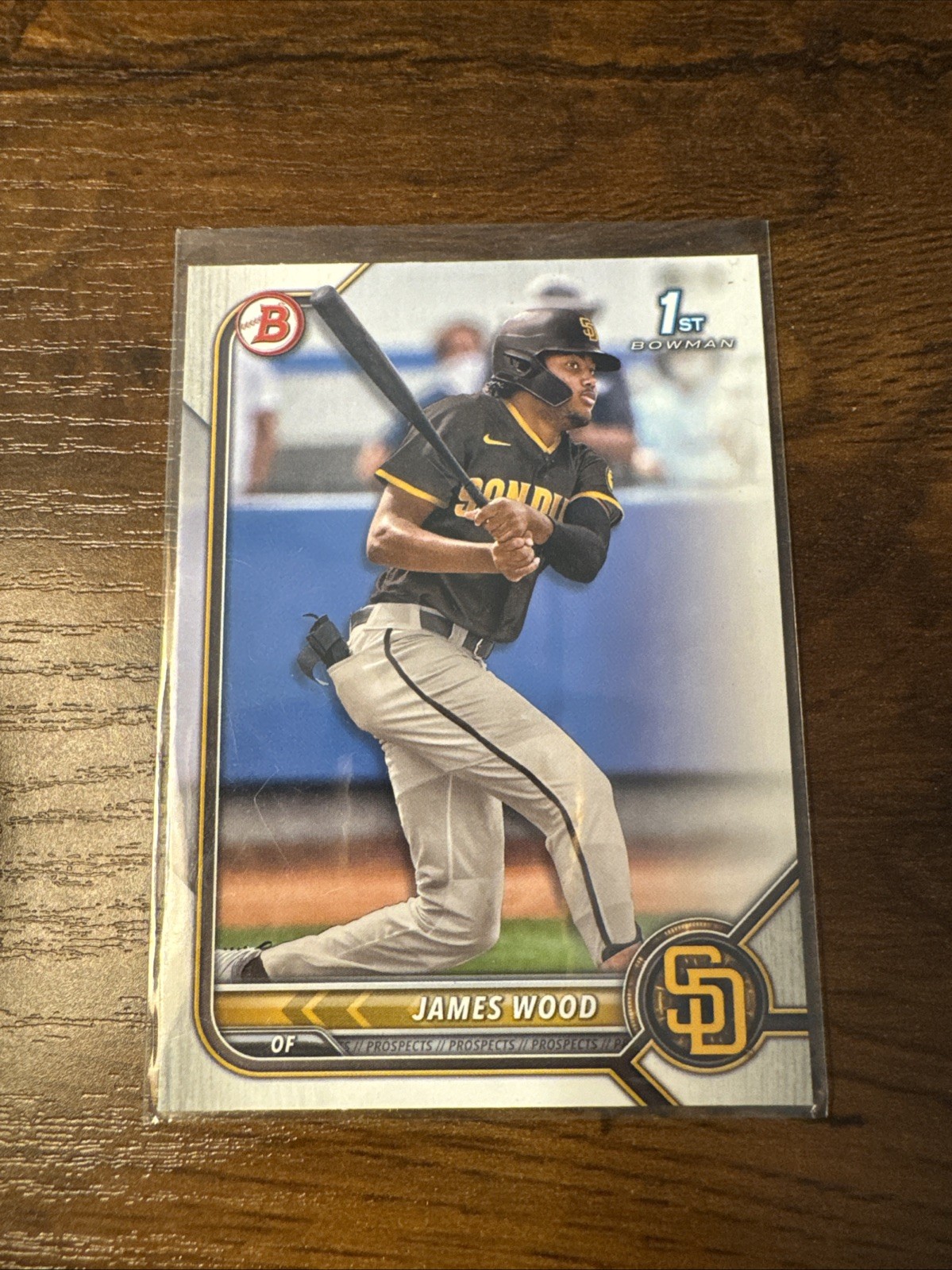 2022 Bowman 1st Bowman James Wood BP‑108 Nationals Padres Prospect XRC