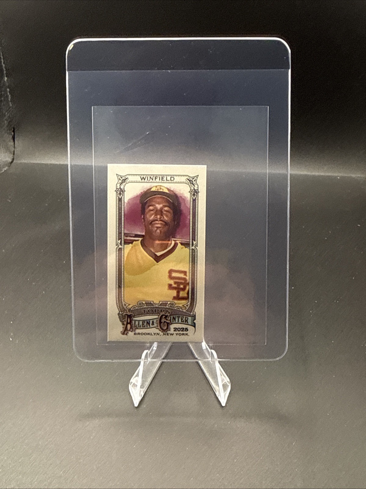 2025 Topps Allen & Ginter #151 Dave Winfield Mini Card San Diego Padres